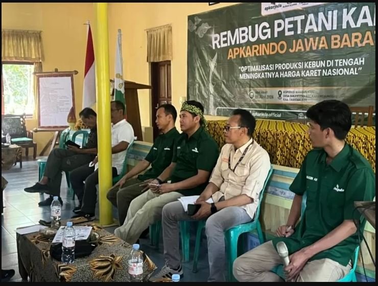 Rembug Tani Jabar di Tasikmalaya, Apkarindo Perkuat Sinergi Demi Masa Depan Karet Rakyat